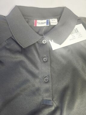 Clique Men's Gray Polo Shirt with Button Placket